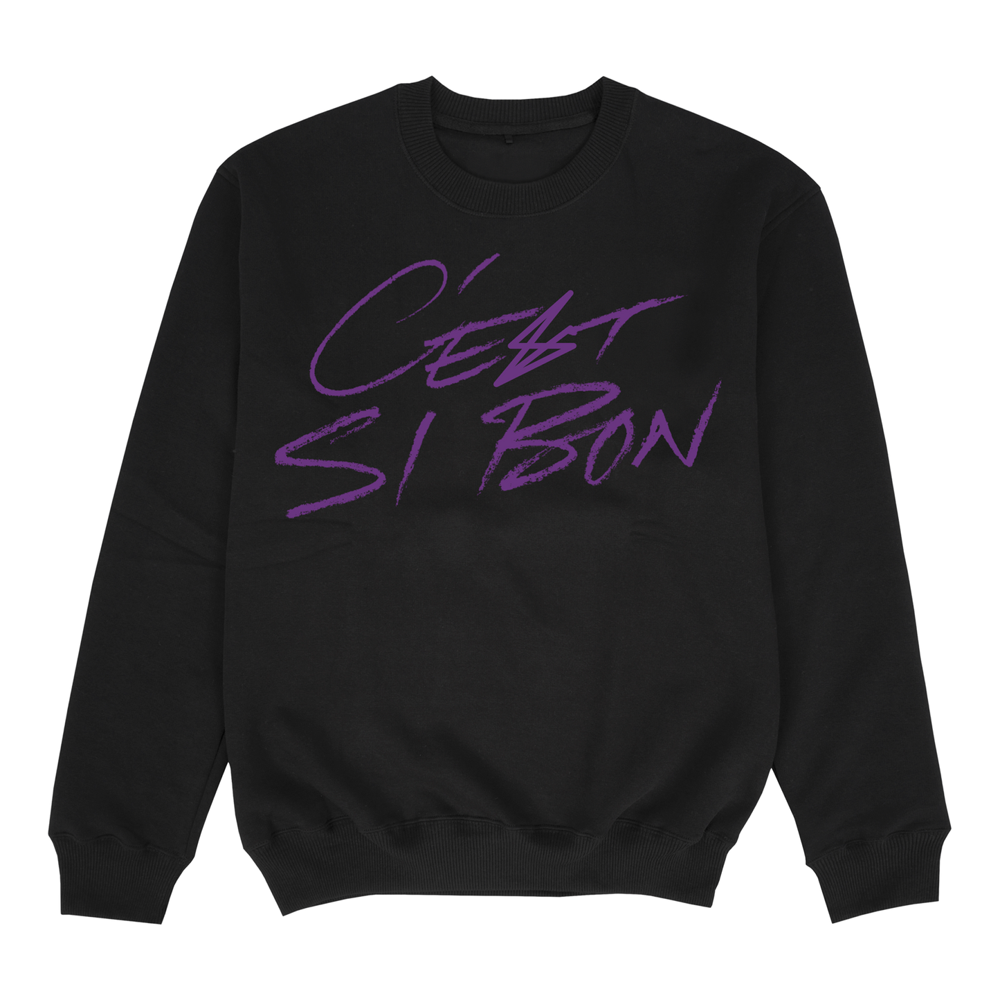 'Cest Ci Bon' Black Sweatshirt