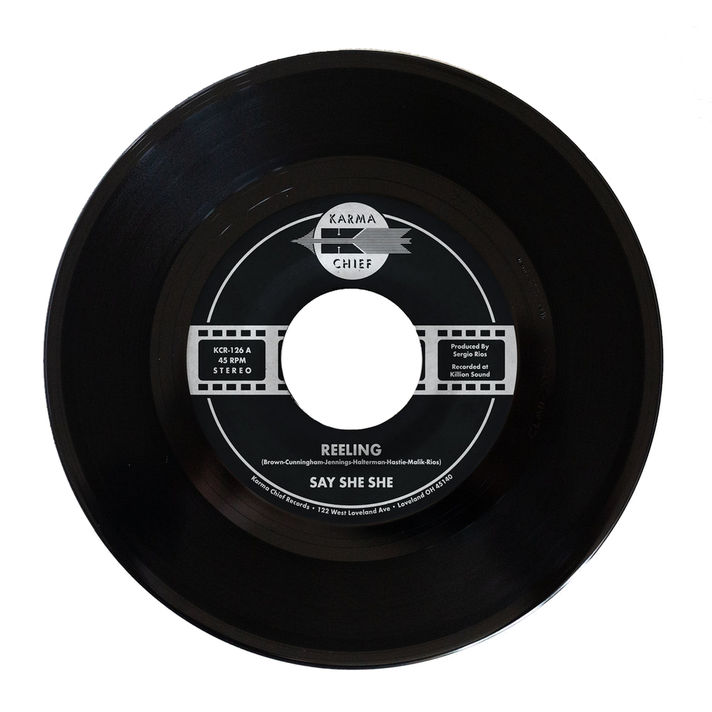 Reeling / Don't You Dare Stop 7" Black Vinyl UK